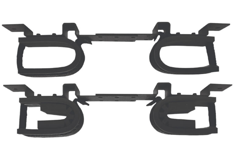 Rugged Gear 10075 Gun Rack Overhead Black Steel Holds 2 Rifle/Shotgun