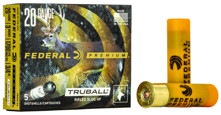 VITAL-SHOK TRUBALL SLUG 20 GAUGE 3'' AMMO PREMIUM TRUBALL 20 GAUGE 3'' 328GR HOLLOW POINT SLUG 5/BOX