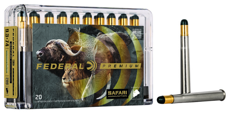 Federal P9374WH Premium Cape-Shok 9.3mmx74R 286 gr Woodleigh Hydro Solid (WHCS)