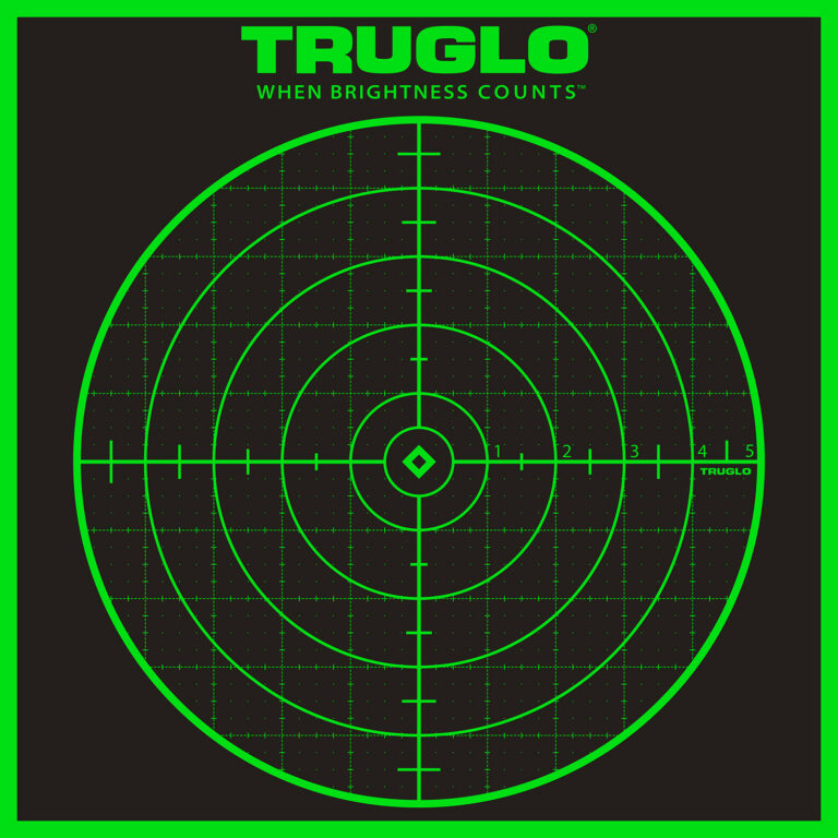TruGlo TruSee Splatter 100 Yard Target Green 12x12 6 pk.