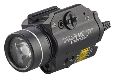 Streamlight 69261 TLR-2 HL Gun Light Black Anodized 1,000 Lumens White LED Red Laser Keys and lithium batteries – Box