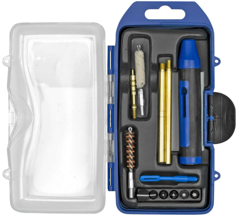 DAC GM22P GunMaster Cleaning Kit 22 Cal Pistol/14 Pieces Black/Blue