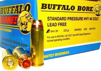 Buffalo Bore Ammunition 3H/20 Buffalo-Barnes Lead-Free 45 Colt (LC) 225 gr Barne