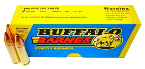 Buffalo Bore Ammunition 18D/20 Buffalo-Barnes Lead-Free 500 S&W Mag 375 gr Barne
