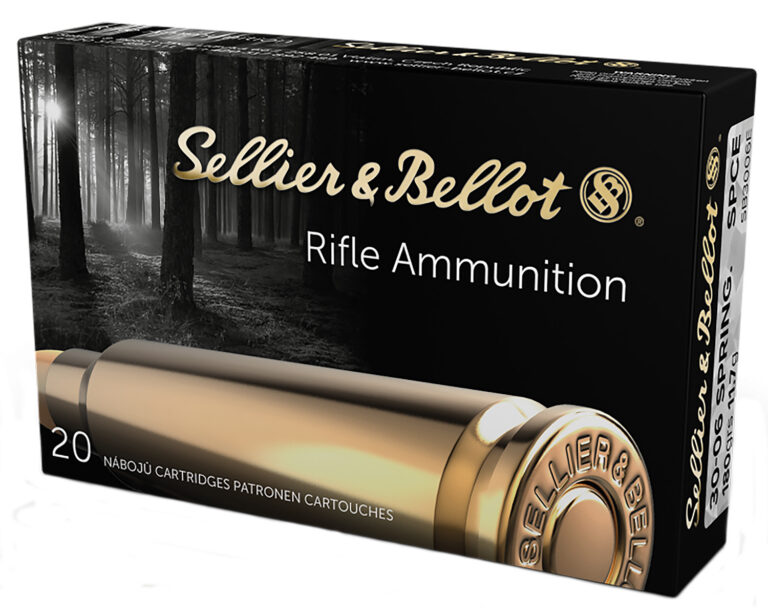 Sellier & Bellot SB3006E Rifle 30-06 Springfield 180 gr Soft Point Cut-Through