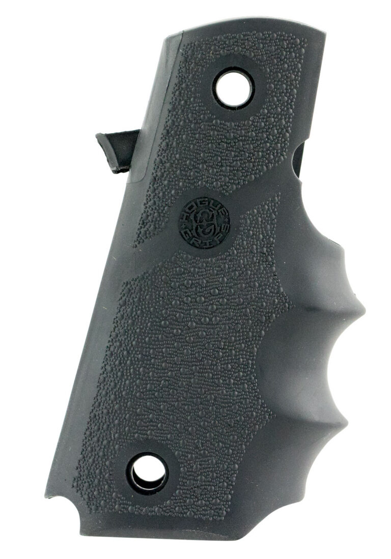 Hogue 14000 Rubber Grip with Finger Grooves Para Ordnance P-14 Black
