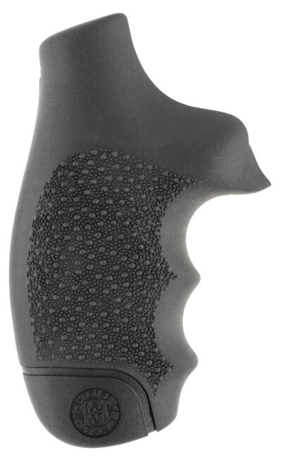 Hogue 60000 Monogrip with Finger Grooves  Grip S&W J Frame w/Round Butt Rubber B