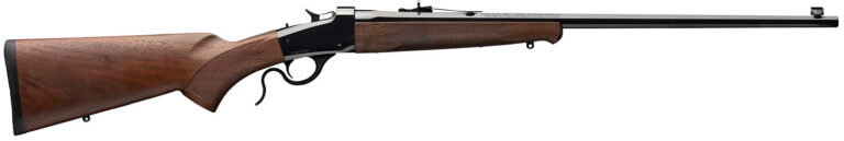 Winchester Guns 524100170 1885 Hunter 17 HMR 1 24" Satin Walnut Brushed Polish B