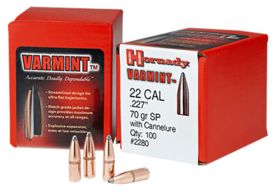 VARMINT 22 CALIBER (0.224′) SPIRE POINT RIFLE BULLETS VARMINT™ 22 CALIBER (0.224”) 50GR SPIRE POINT 100/BOX