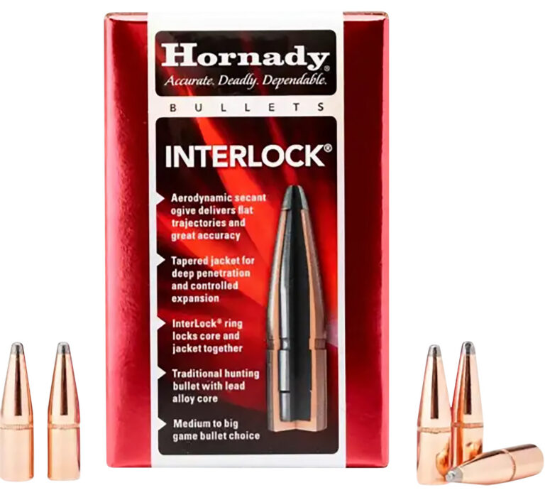 INTERLOCK 270 CALIBER (0.277'') BOAT TAIL SPIRE POINT BULLETS INTERLOCK® 270 CALIBER (0.277'') 140GR BTSP 100/BOX