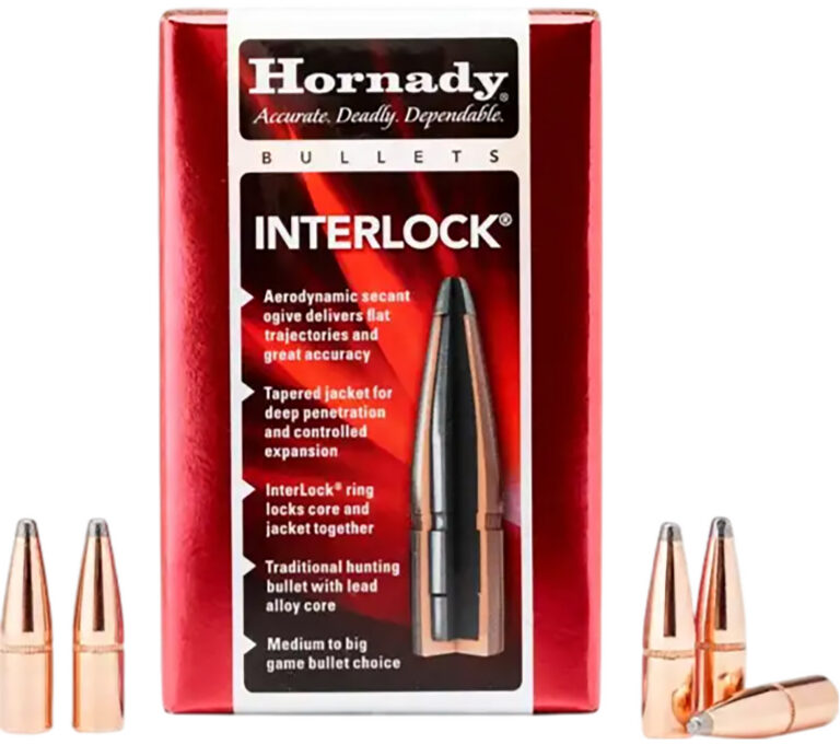 INTERLOCK 7MM (0.284'') SOFT POINT BULLETS INTERLOCK® 7MM (0.284'') 154GR SPIRE POINT 100/BOX