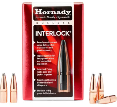 INTERLOCK 7MM (0.284”) BOAT TAIL SPIRE POINT BULLETS INTERLOCK® 7MM (0.284”) 162GR BOAT TAIL SPIRE POINT 100/BOX