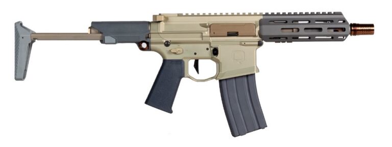 Q HONEY BADGER 300BLK SBR 7" BLK/GRY 1-30RD MAGAZINE