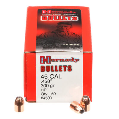 HOLLOW POINT 458 CALIBER (0.458”) HOLLOW POINT BULLETS INTERLOCK .458 CALIBER (0.458”) 300GR HOLLOW POINT 50/BOX