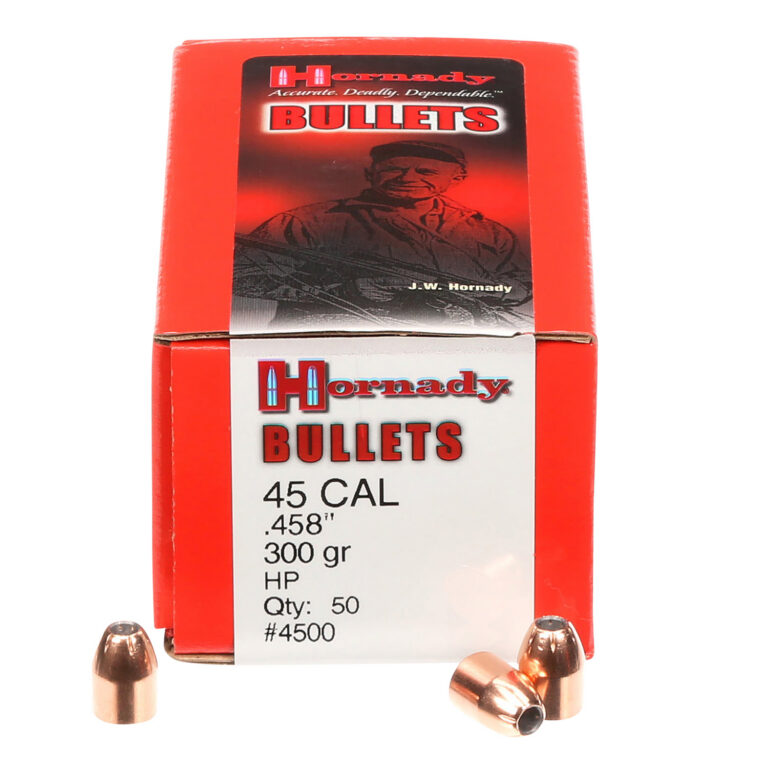 HOLLOW POINT 458 CALIBER (0.458'') HOLLOW POINT BULLETS INTERLOCK .458 CALIBER (0.458'') 300GR HOLLOW POINT 50/BOX