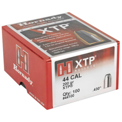 XTP® 44 CALIBER (.430”) PISTOL BULLETS XTP® 44 CALIBER (0.430”) 200GR JACKETED HOLLOW POINT 100/BOX