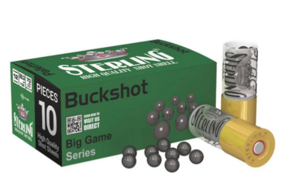 STERLING BIG GAME SERIES 12GA 00 BUCKSHOT 9 PELLET 10RD BOX