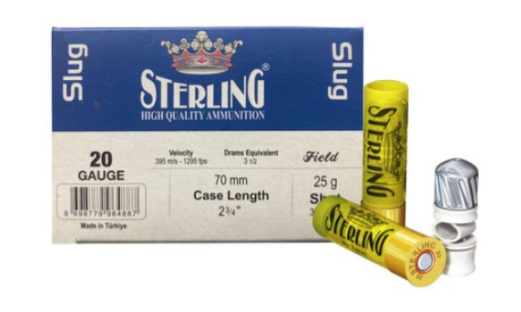 STERLING BIG GAME SERIES 20GA SLUG 10RD BOXES