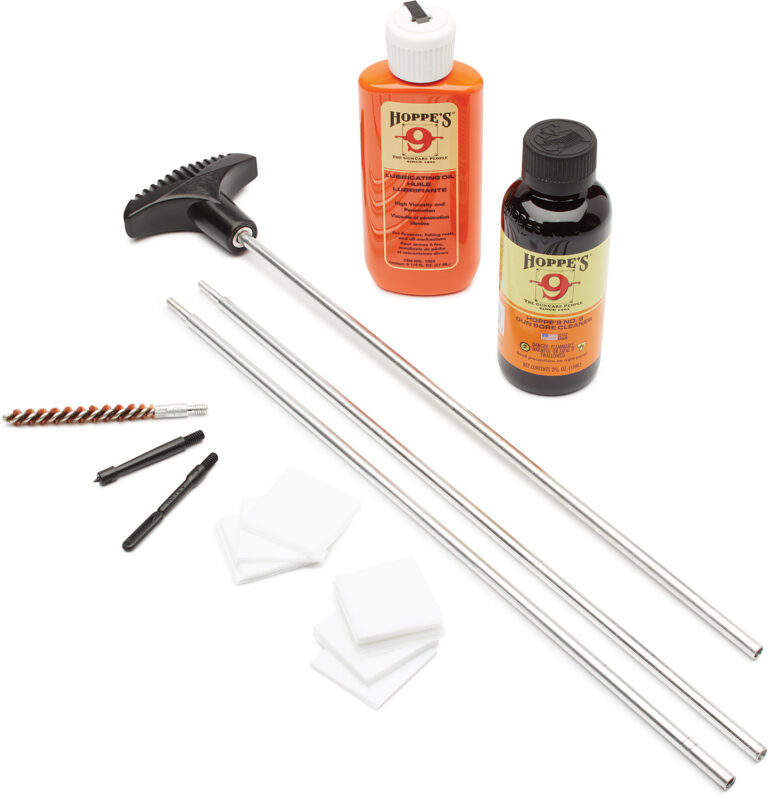 Hoppe's Rifle Cleaning Kit 22 Cal Clamshell HOPPE'S 22 CALIBER RIFLE CLEANING KIT CLAMSHELL