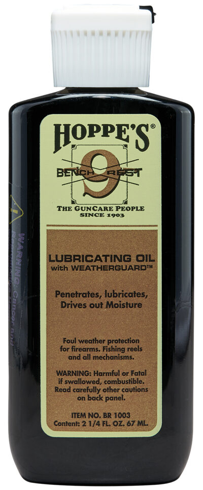 Hoppe’s BR1003 Bench Rest Lubricating Oil 2.25 Oz Squeeze Bottle