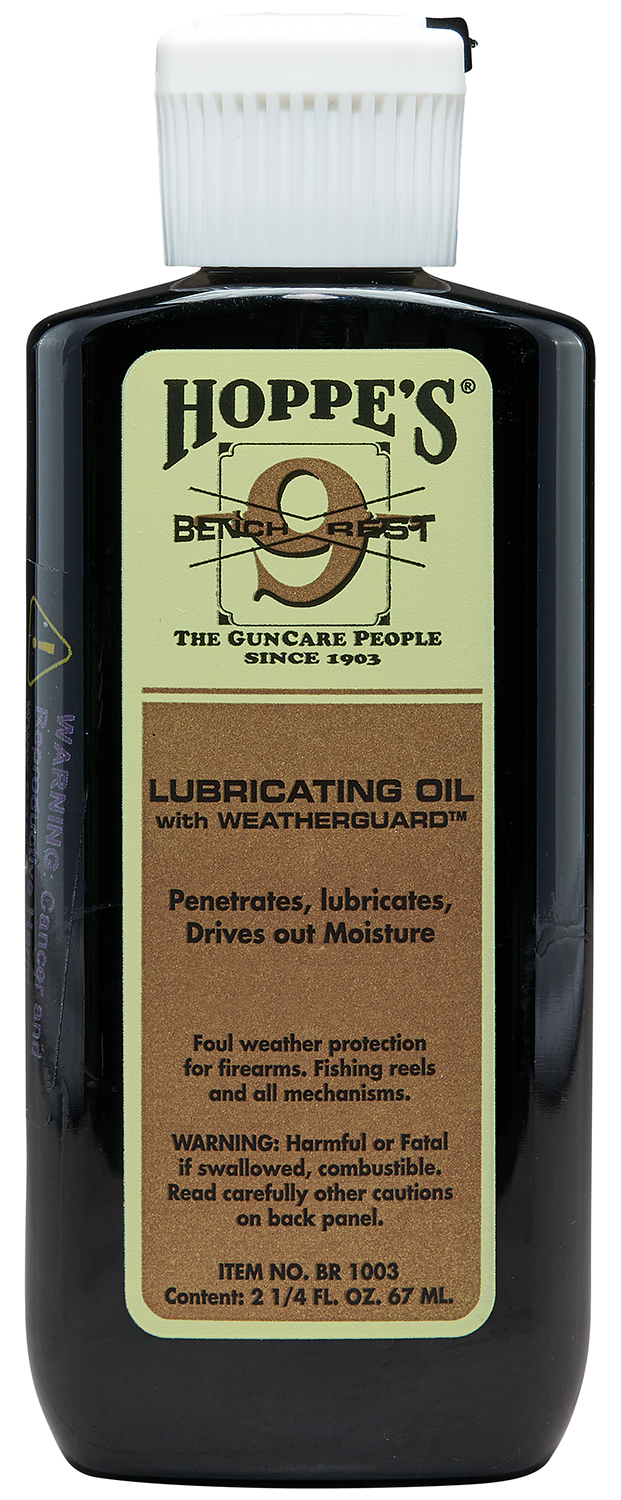 Hoppe's BR1003 Bench Rest Lubricating Oil 2.25 Oz Squeeze Bottle