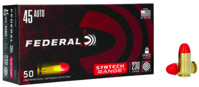 FEDERAL 45 AUTO 230GR TOTAL SYNTHETIC JACKET (TSJ) AMMO 50RD