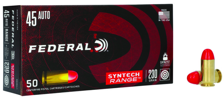 FEDERAL 45 AUTO 230GR TOTAL SYNTHETIC JACKET (TSJ) AMMO 50RD