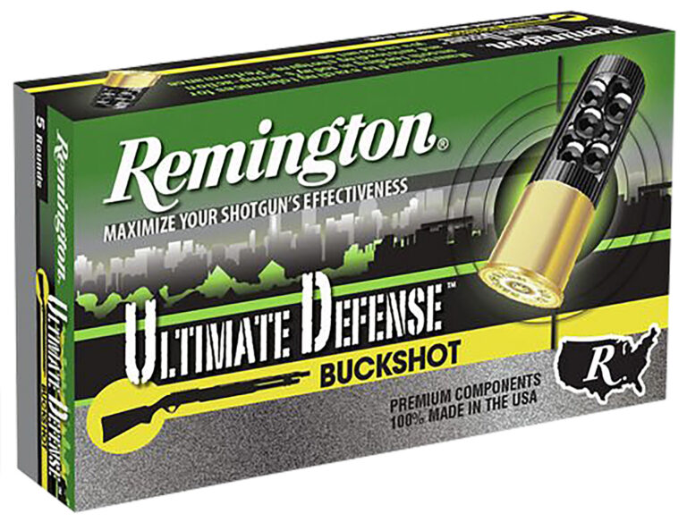 Remington Ammunition 12B008RRHD Ultimate Defense 12 Gauge 2.75" 8 Pellets 00 Bu