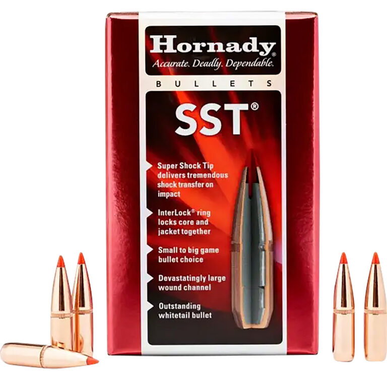 INTERLOCK 25 CALIBER (0.257'') SST BULLETS SST® 25 CALIBER (0.257'') 117GR POLYMER TIP BOAT TAIL 100/BOX
