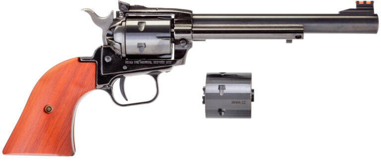 Heritage Mfg RR22MB6AS Rough Rider Small Bore 22LR,22 WMR 6 Round 6.50" Black Co
