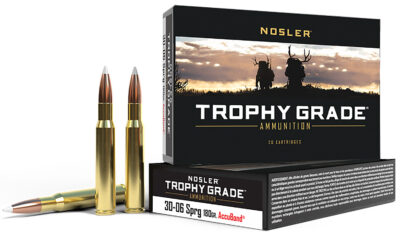 Nosler 46134 Trophy Grade  30-06Springfield 180gr Nosler AccuBond 20 Per Box/10 Case