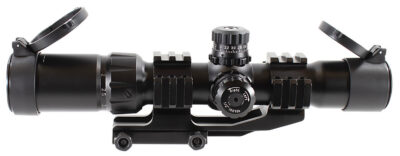 Aim Sports JTHR1 Recon 1.5-4x 30mm Obj 85-25 ft @ 100 yds FOV 30mm Tube Black Fi