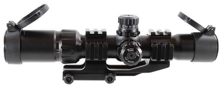 Aim Sports JTHR1 Recon 1.5-4x 30mm Obj 85-25 ft @ 100 yds FOV 30mm Tube Black Fi