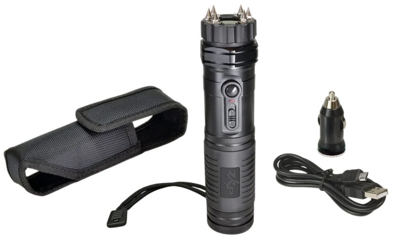 1000000 VOLT ZAP LIGHT EXTREME STUN GUN W/SPIKE ELECTRODESFLASHLIGHT USB
