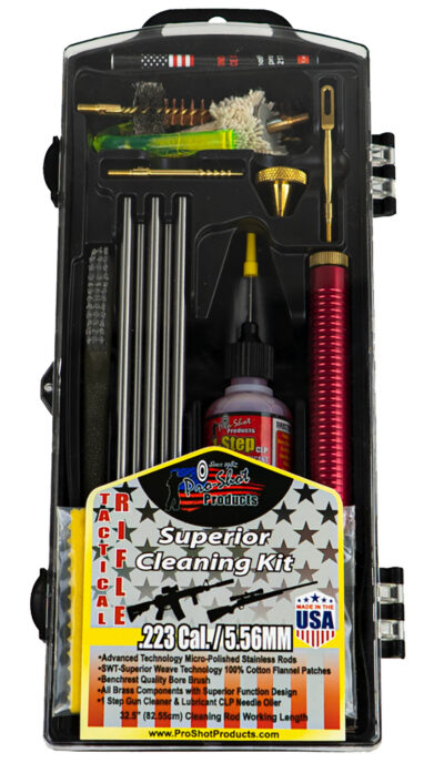 PROSHOT AR-15 TACTICAL CLEANING KIT FOR 5.56MM/.223 CAL. AR223KIT