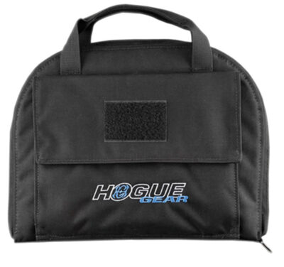Hogue 59250 Pistol Bag  Medium Black Nylon with Front Pocket 9″ x 12″ Interior Dimensions
