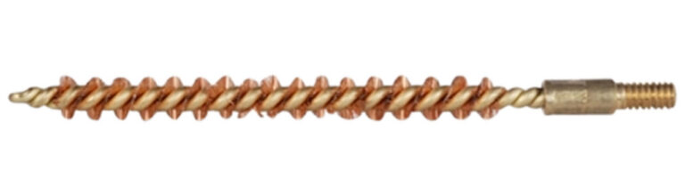 Pro-Shot 22CF Bore Brush .22/ .223 Rem/ 5.56x45mm NATO Rifle #8-32 Thread Bronze Bristles Brass Core