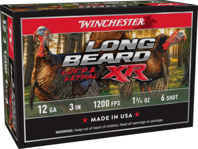 Winchester Ammo STLB1236 Long Beard XR Shot-Lok 12Gauge 3″ 1 3/4oz 6Shot 10 Per Box/10 Case