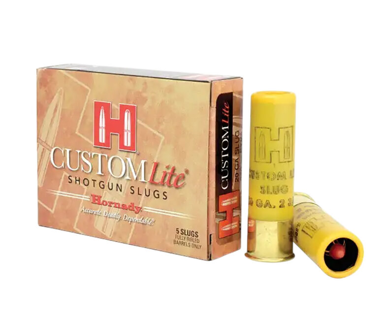 SST CUSTOM LITE 20 GAUGE2-3/4'' 250GR SABOT SLUG SHOTGUN AMMO 20 GAUGE 2-3/4'' 250GR FLEX TIP EXPANDING SABOT SLUG 5/BOX