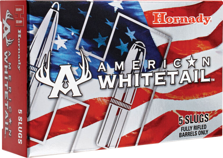 AMERICAN WHITETAIL AMMO 12 GAUGE 2-3/4'' 325GR SABOT SLUG AMERICAN WHITETAIL 12 GA 2-3/4'' 325 GR SABOT SLUG SHOT 5/BOX
