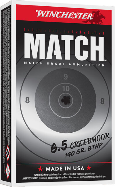 Winchester Match Rifle Ammo 6.5 Creedmoor 140 gr. MatchKing BTHP 20 rd.