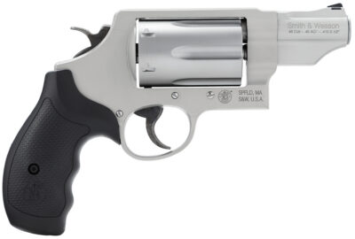 Smith & Wesson 160410 Governor  45 Colt (LC) Or 2.50″ 410 Gauge, 2.75″ Stainless Barrel, 6rd  Stainless Cylinder, Matte Silver Scandium Alloy Z-Frame, Black Polymer Grip