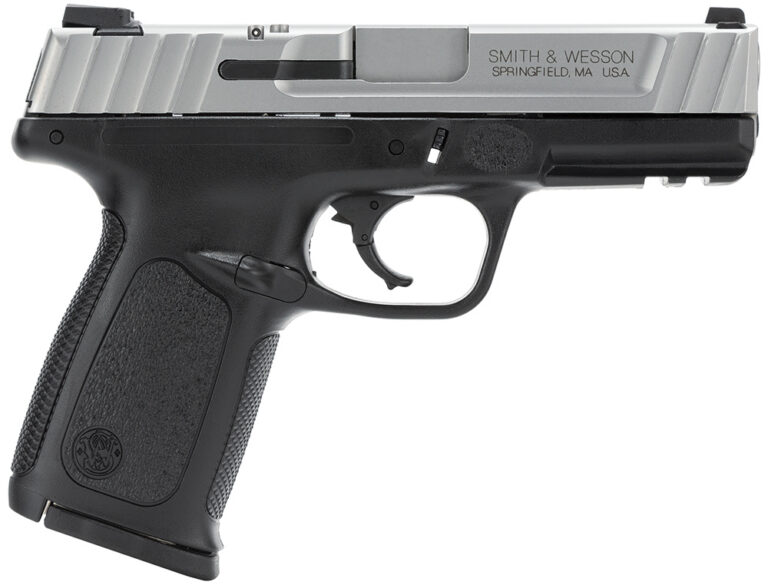 Smith & Wesson 123403 SD40 VE *CA Compliant Compact Frame 40 S&W 10+1, 4" Stainless Steel Barrel, Satin Serrated Stainless Steel Slide, Black Polymer Frame w/Picatinny Rail