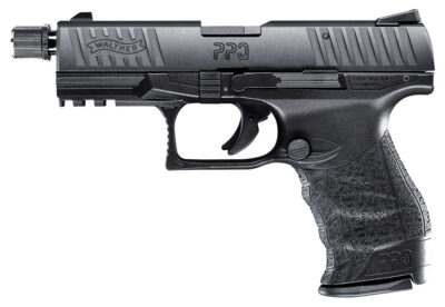 Walther Arms 5100301 PPQ M2 SD Tactical 22 LR 12+1 4″ Threaded Black Steel Barrel, Matte Black Tenifer Aluminum/Serrated Slide, Black Polymer Frame w/Picatinny Rail, Black Polymer Grips