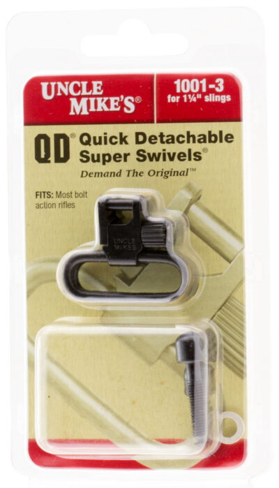 Uncle Mike’s MO10013 Super Swivel  Blued 1.25″ Steel Quick Detach