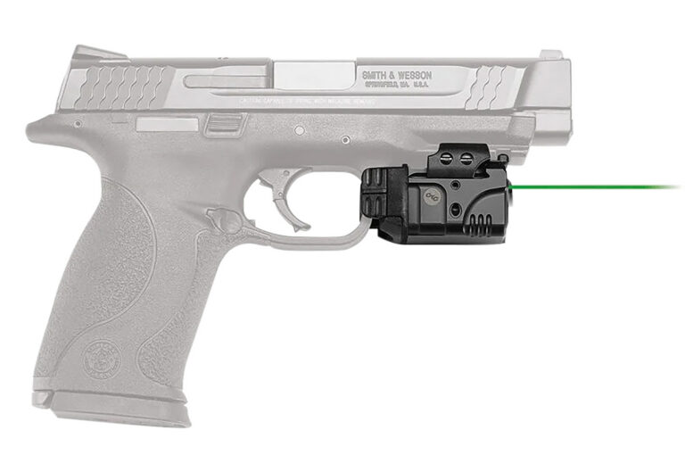 Crimson Trace 0142001 Rail Master Pro Green Laser 5mW/100 Lumens, 532nM Wavelength, Picatinny/Weaver Rail Mount