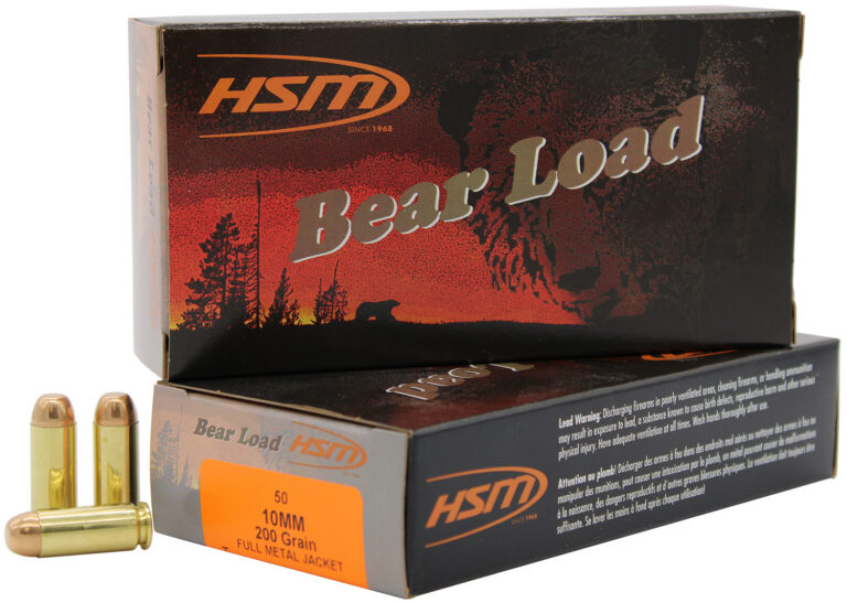 HSM 10MM8N Training 10mm Auto 200 gr Full Metal Jacket (FMJ) 50 Bx/ 20 Cs