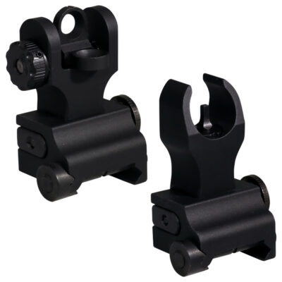 Samson QF-FFS-FRS Quick Flip HK Front/A2 Rear Rail Mount AR-15 Alum Black