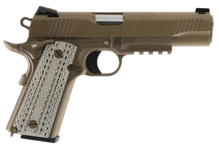 Colt Mfg O1070M45 1911 CQBP Marine M45-A1 45 ACP 5" 7+1 Brown Decobond Desert Ta