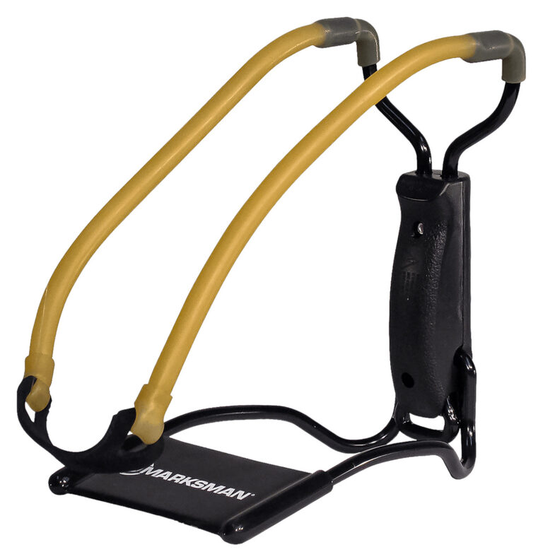 Marksman 3040 Marksman 3040 Folding Slingshot Yellow Classic Band Black Molded Handle